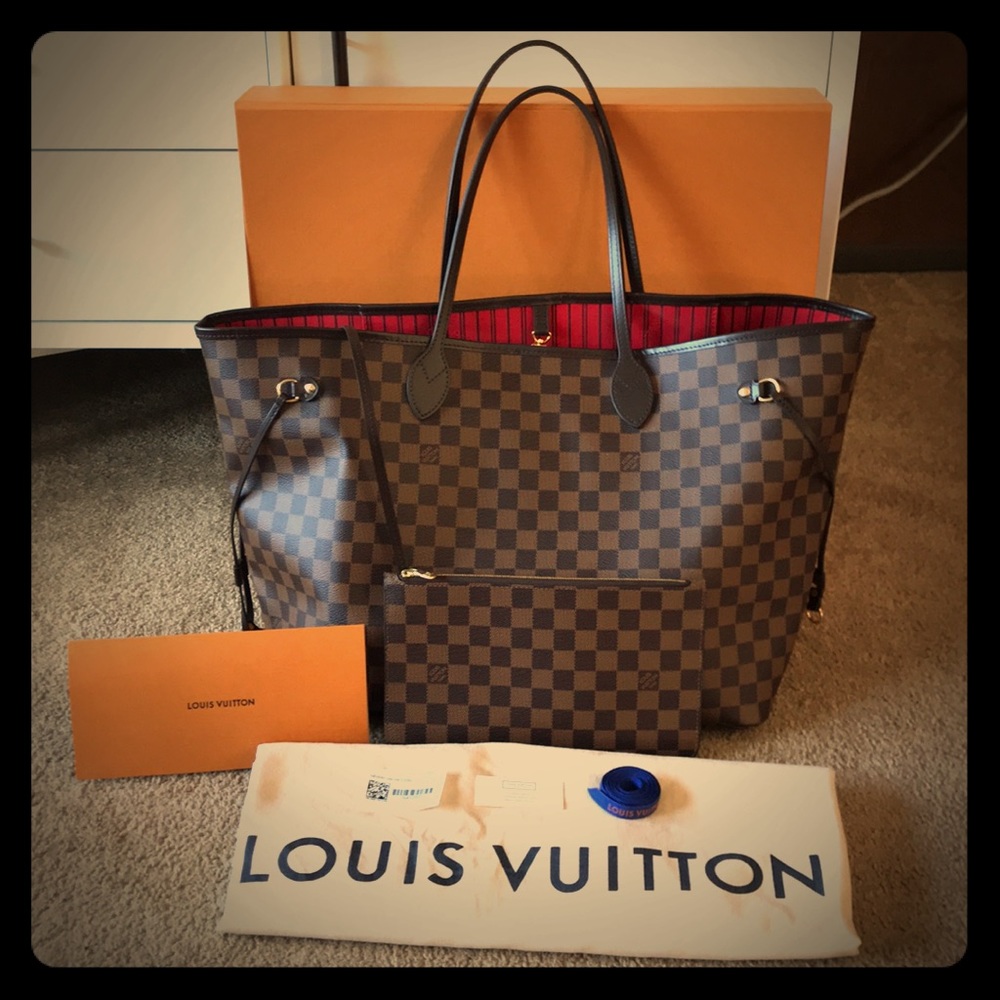 Louis Vuitton Neverfull GM Damier Ebene Bag